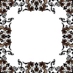 Paisley with animal skin pattern.