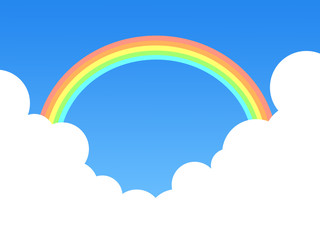 空に掛かる虹