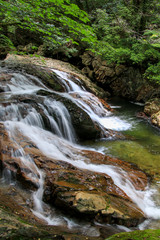 Obraz premium 滑床渓谷