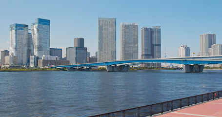 Fototapeta na wymiar Odaiba Tokyo bay