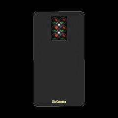 3d rendering of mutilple camera smartphone system concept