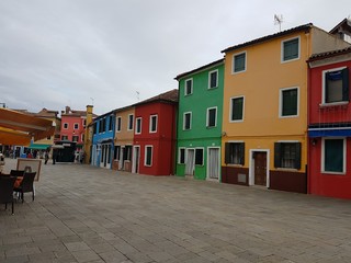 colorful houses in Burano