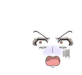 少女漫画 顔 表情