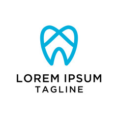 Dental Letter A Logo Template