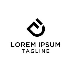 FD Logo Design Template Vector