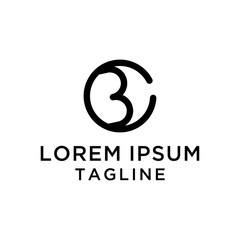 Letter BC Logo Design Template