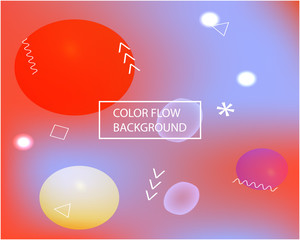 Soft color gradient background.