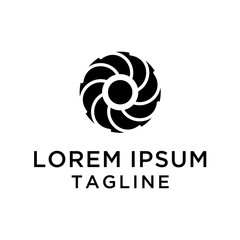 Abstract Lens Icon Vector Illustration