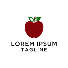 Apple Restaurant Logo Template