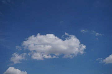 blue sky with clouds