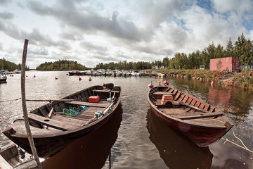 Two Old Fishing Boats