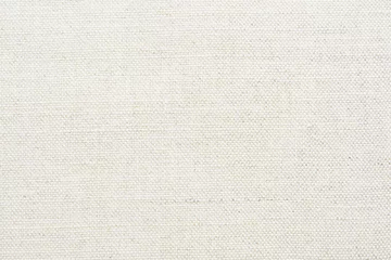 Fotobehang Fabric canvas natural linen beige texture for backgrounds  © Ольга Васильева