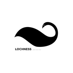 Naklejka premium Vector Illustration Lochness for Logo