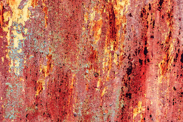 Metal texture with scratches and cracks which can be used as a background