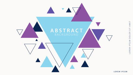 Abstract geometric background with triangles