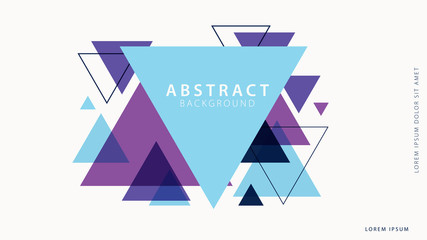 Abstract geometric background with triangles