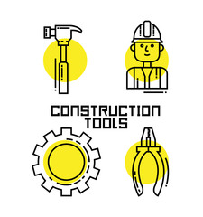 set of line construction tool to industrial technology