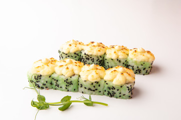 japan food sushi rice roll fish