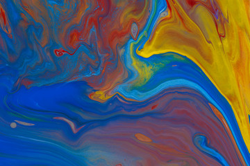 Abstract background of acrylic paints