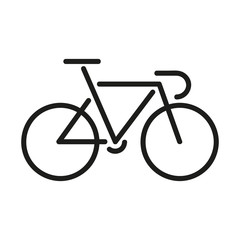 rower szosowy logo wektor - obrazy, fototapety, plakaty