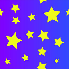 Fototapeta premium multicolored seamless pattern with stars