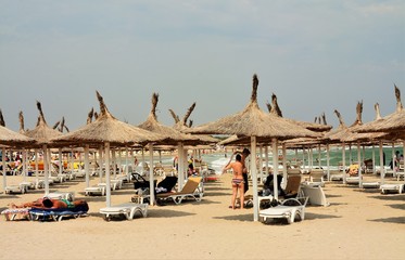 beach from Saturn resort - Romania 01.Sep.2019