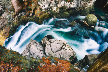 Golling waterfall in the Salzburger Land, Austria