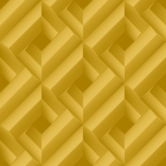 Geometric Modern Stylish Pattern. Seamless Yellow Background. Abstract Texture for Web, Wallpaper, Fabric, Wrapping, Paper