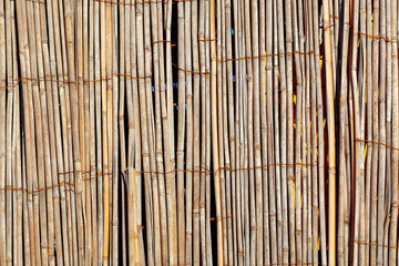 weathered bamboo wall texture