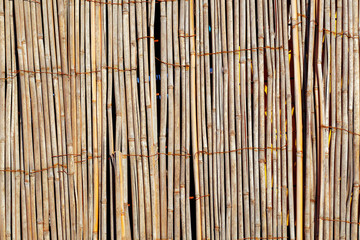 weathered bamboo wall texture