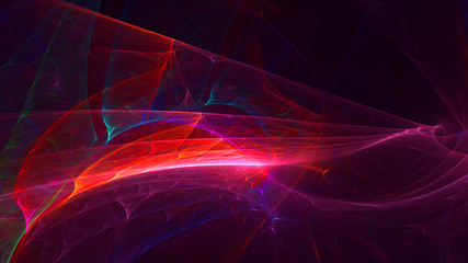 3D rendering multicolored abstract fractal