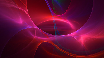 3D rendering multicolored abstract fractal