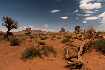 Day view of the Monumet Valley USA