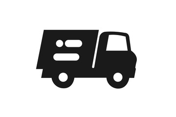 Truck icon, transport icon, delivery icon vector illustration