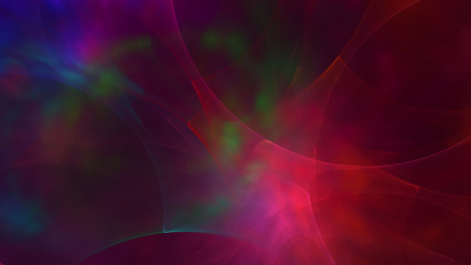 3D rendering multicolored abstract fractal