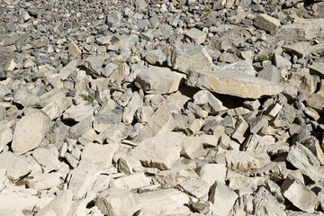 Rock formation view