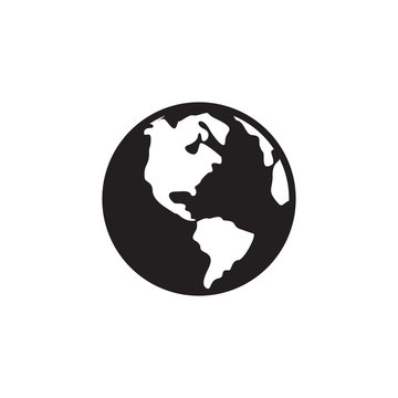 Globe Icon, World icon vector