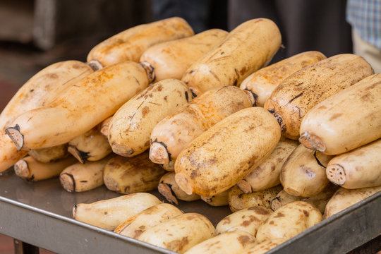 Chinese lotus root raw for sale in China town market for food ingredient