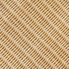 Rattan or wicker weave texture background