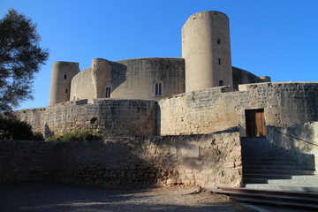 Fototapeta na wymiar Bellver castle in Palma de Mallorca, Spain