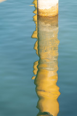 Poller im Wasser