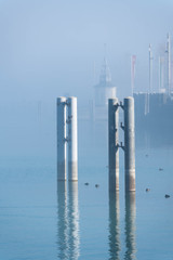 Poller im Wasser