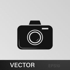 photo camera vector icon. Elements of travel illustration icons. Signs, symbols can be used for web, logo, mobile app, UI, UX