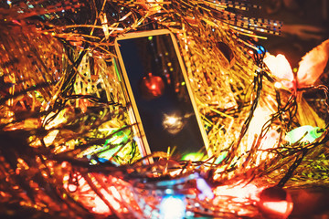 Getting online delivery of christmas gift.