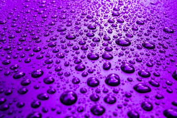 water drop on dark background