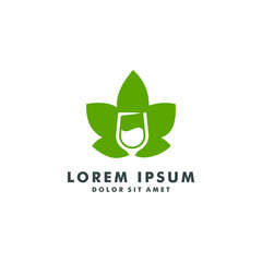 Wine logo design vector illustration