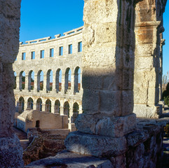 Anfiteatro di Pola. Istria, Croazia