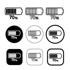 Simple battery icon sign design