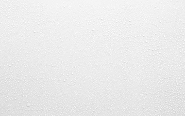 Fotobehang Water droplets on a gray background © treerasak