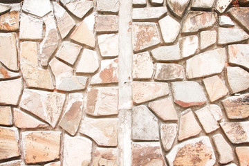 Stone seamless patterns texture with seamless patterns on on concrete wall mild brown background